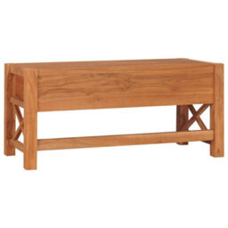 Berkfield Desk With 2 Drawers 100X40X45 Cm Recycled Teak Wood - thumbnail 5