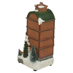 Urbn-Living Urbnliving 28.5Cm Height Illuminated Christmas Toy Shop Festive Decoration Mini Xmas Scene Ornament Home Decor - thumbnail 3