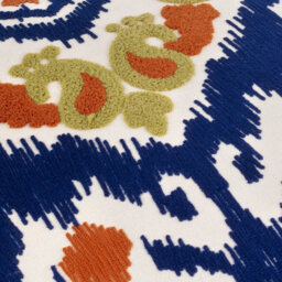 Paoletti Henderson Embroidered Cotton Polyester Filled Cushion - thumbnail 5