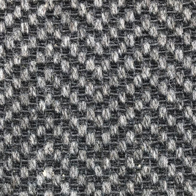 Herringbone Luxury Wool Blend Carpet By Remland (Graphite, 4M X 4M)