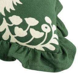 Paoletti Montrose Floral Cotton Fringed Cushion Cover - thumbnail 4