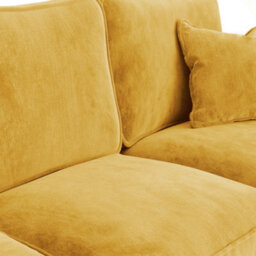 Arthur Gold Armchair For Living Room - Fully Assembled By Roseland Furniture - thumbnail 4