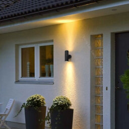 Long Life Lamps Company Modern Gu10 Black Double Up Down Outdoor Stainless Steel Wall Light Zlc035B - thumbnail 9