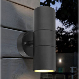 Long Life Lamps Company Modern Gu10 Black Double Up Down Outdoor Stainless Steel Wall Light Zlc035B - thumbnail 6