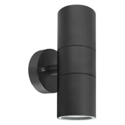 Long Life Lamps Company Modern Gu10 Black Double Up Down Outdoor Stainless Steel Wall Light Zlc035B
