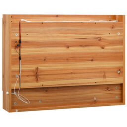 Berkfield Led Bathroom Mirror Cabinet Oak 80X15X60 Cm Mdf - thumbnail 6