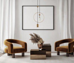 Luminosa Lighting Luminosa Trosti Pendant Ceiling Light Brass 2Xg9,gu10 - thumbnail 3