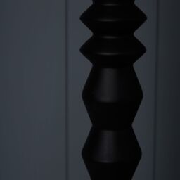 Inlight Patos Matt Black & Natural Wood Effect Led Floor Lamp - thumbnail 9