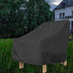 Outdoor Chair Cover, Dustproof Sofa 210D, 80 X 85 91.5 Cm, Black - thumbnail 5