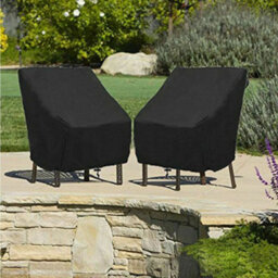 Outdoor Chair Cover, Dustproof Sofa 210D, 80 X 85 91.5 Cm, Black - thumbnail 2