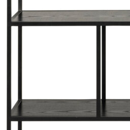 Furniture To Go Seaford Bookcase With 4 Shelves In Black - thumbnail 7