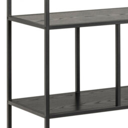 Furniture To Go Seaford Bookcase With 4 Shelves In Black - thumbnail 6