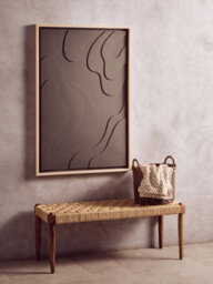 Orsina Bosie Chevron Beige And Grey Woven Throw - thumbnail 3