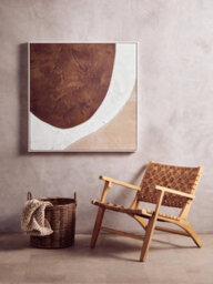 Orsina Bosie Chevron Beige And Grey Woven Throw - thumbnail 2