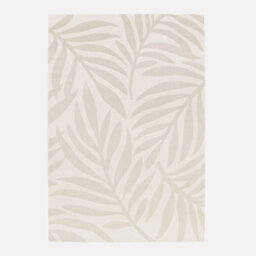 Sweeek - Interior/exterior Rug With Cream Beige Floral Pattern Kate 160X230Cm - thumbnail 1