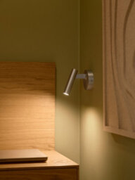 Nordlux Makoto Indoor Wall Light Silver Aluminium Sensor G9 Adjustable Head - Plug In Or Mains Powered , Ip20 - thumbnail 6
