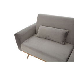 Orsina Comfortable Grey Velvet Sofa Bed, Functional Pull Out Sofaa Bed For Livingroom, Modern Style Sofa Bed - thumbnail 8
