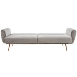 Orsina Comfortable Grey Velvet Sofa Bed, Functional Pull Out Sofaa Bed For Livingroom, Modern Style Sofa Bed - thumbnail 6
