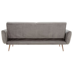 Orsina Comfortable Grey Velvet Sofa Bed, Functional Pull Out Sofaa Bed For Livingroom, Modern Style Sofa Bed - thumbnail 5