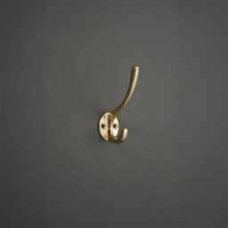 Spira Brass Brass Coat Hook - 87mm Polished Brass - thumbnail 3