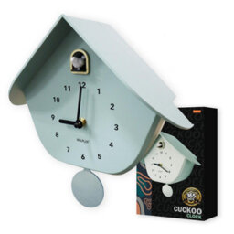 Walplus Minty Green Pastel Cuckoo Wall Clock With Pendulum Modern Home Decor Clock 32.5Cm 12.8 Inch - thumbnail 1