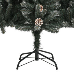 Berkfield Artificial Christmas Tree With Stand Green 210 Cm Pvc - thumbnail 7