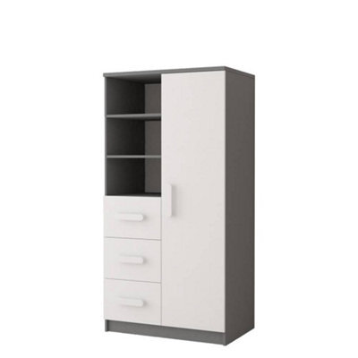 Arte All-White Sideboard H1600mm W800mm D400mm - Minimalist Design For Versatile Interiors - image 1