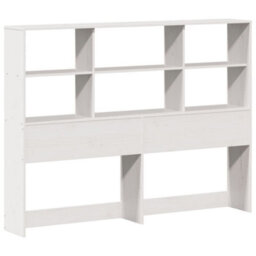 Berkfield Bed Frame Without Mattress White 140X190 Cm Solid Wood Pine - thumbnail 6