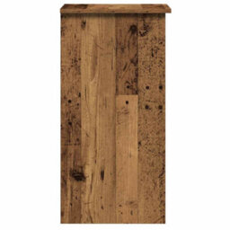 Berkfield Durable Desk With Shelves Old Wood 84X40X78 Cm Engineered Wood - thumbnail 6