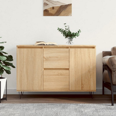 Berkfield Sideboard Sonoma Oak 104X35X70 Cm Engineered Wood - image 1