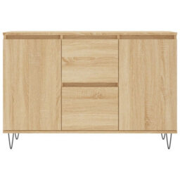 Berkfield Sideboard Sonoma Oak 104X35X70 Cm Engineered Wood - thumbnail 5
