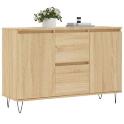 Berkfield Sideboard Sonoma Oak 104X35X70 Cm Engineered Wood - thumbnail 3
