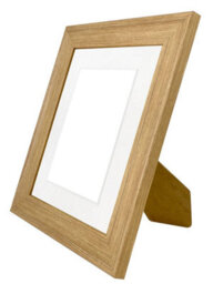 Frames By Post Scandi Oak Frame With White Mount For Image Size 6 X 4 Inch - thumbnail 4