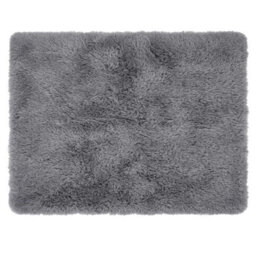 Marlow Rug Fluffy Soft Pile Carpet Rebound Foam Non Slip For Living Room Grey - thumbnail 2