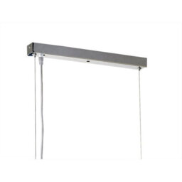 Luminosa Lighting Luminosa Pasion Rectangular Pendant 6 Light E27, Gloss White/polished Chrome - thumbnail 3