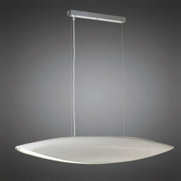 Luminosa Lighting Luminosa Pasion Rectangular Pendant 6 Light E27, Gloss White/polished Chrome - thumbnail 2