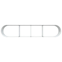 Berkfield Garden Raised Bed Brown 400 X 80 X 44 Cm Steel - thumbnail 8