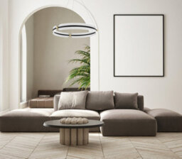 Luminosa Lighting Luminosa Faris Led Pendant Ceiling Light Black, Gold 3000K Warm White - thumbnail 2