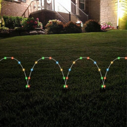 Solar-Powered Led Garden Arch Lights 40 Bright Leds Waterproof Outdoor Pathway & Patio Lights Automatic Dusk-To-Dawn Operation - thumbnail 2
