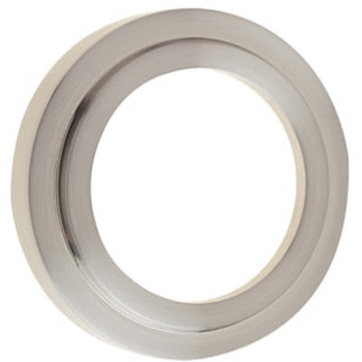 Loops Satin Nickel Stepped Outer Roses For Escutcheons - Luxury Door Hardware - Solid Brass Key Hole Cover - image 1