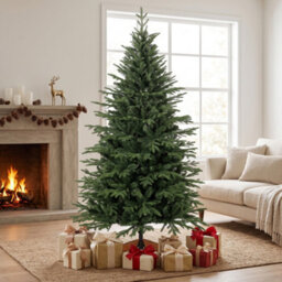 Homcom 180 Cm Artificial Christmas Tree Solid Pine Wood Stand, Green - thumbnail 9