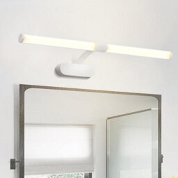 Aigostar 60Cm Led Bathroom Mirror Light, 8W Wall Light With Ip44 4000K Neutral White Plastic