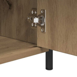 Berkfield Classic Bedside Cabinet Artisan Oak 40X42X60 Cm Engineered Wood - thumbnail 9