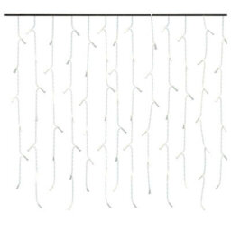 Berkfield Decorative Led Curtain Icicle Lights 10M 400 Led Blue 8 Function - thumbnail 3