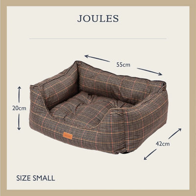 Rosewood Joules Hensen Check Box Dog Bed - image 1