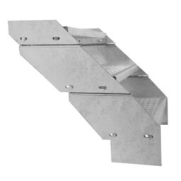 MonsterShop Height Adjustable Metal Staircase 9 Steps - 900mm Wide - thumbnail 4