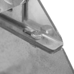 MonsterShop Height Adjustable Metal Staircase 9 Steps - 900mm Wide - thumbnail 7