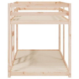 Berkfield Bunk Bed Without Mattress 90X190 Cm Single Solid Wood Pine - thumbnail 6