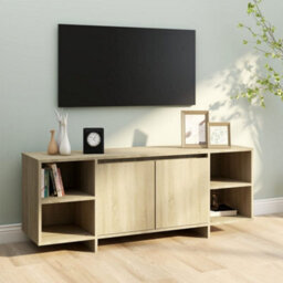 Vidaxl Tv Cabinet Sonoma Oak 130X35X50 Cm Engineered Wood - thumbnail 3