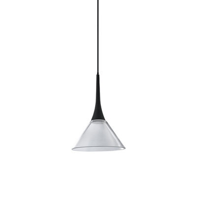 Ideal Lux Luminosa Cocktail Dome Pendant Ceiling Light Transparent 1X Led 670Lm 3000K - image 1